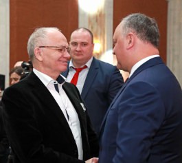 Igor Dodon a participat la festivitatea cu prilejul Zilei veteranilor forțelor armate și organelor de drept   