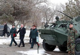 Игорь Додон принял участие в праздновании 26-ой годовщины создания Третьей мотострелковой бригады «Дачия» Национальной армии