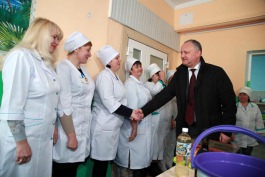 President took part in the opening of a hospital in the village of Calarashovka