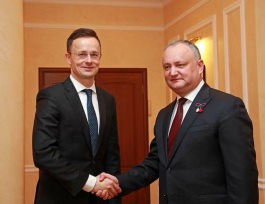 Igor Dodon discussed with the Hungarian Foreign Minister the economic and political cooperation of the two countries