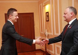 Igor Dodon discussed with the Hungarian Foreign Minister the economic and political cooperation of the two countries