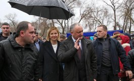 Igor Dodon a participat la lansarea lucrărilor de construcție a unui centru cultural-educaţional la Ceadîr-Lunga