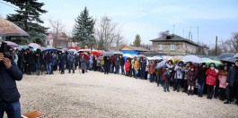 Igor Dodon a participat la lansarea lucrărilor de construcție a unui centru cultural-educaţional la Ceadîr-Lunga