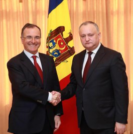 The Head of State held a meeting with Franco Frattini