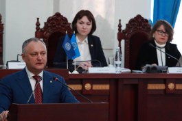 The President of the country took part at the International Conference „Demographic challenges of the Republic of Moldova: causes, effects and ways of addressing them based on international experience”