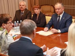 The President informed the PACE deputies about the crisis situation in Moldova