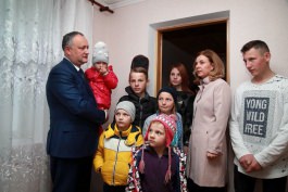 The First Lady foundation helped the family of Zakhariya to move to a new house