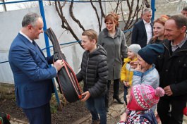 Семья Захария из села Рышкова Криулянского района получила ключи от нового дома