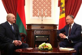 President of the Republic of Moldova Igor Dodon met with President of the Republic of Belarus Alexander Lukashenko, who is in Moldova on an official visit at the invitation of the head of our state