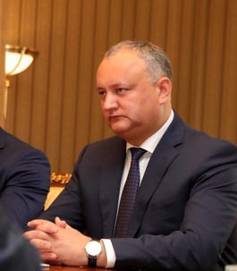 Igor Dodon held a meeting with the co-chairman of "Business Russia" Andrei Nazarov