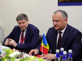 Igor Dodon held a meeting with the Governor of the Kursk region Alexander Mikhailov