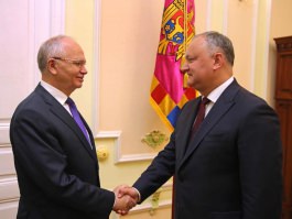 Igor Dodon a avut o întrevedere cu Farit Muhametșin