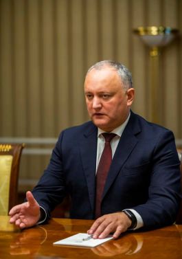 Președintele Republicii Moldova, Igor Dodon, a avut o întrevedere cu preşedintele Organizaţiei Internaţionale pentru Familie, Brian Brown