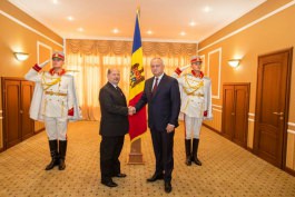 The President of the Republic of Moldova received credentials from five ambassadors