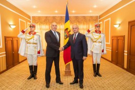 The President of the Republic of Moldova received credentials from five ambassadors