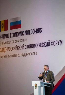 Șeful statului a participat la ședința plenară a Forumului Economic moldo-rus