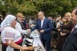 Igor Dodon a participat la cea de-a doua ediție a Festivalului costumului național