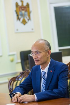 Președintele Republicii Moldova a avut o întrevedere de lucru cu Ambasadorul Republicii Populare Chineze în țara noastră 