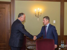 Igor Dodon a avut o întrevedere cu Dmitri Kozak