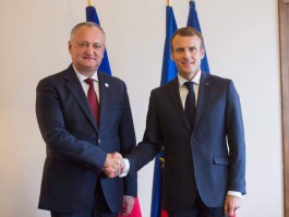 President of Moldova had a working meeting with President of France