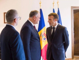 President of Moldova had a working meeting with President of France