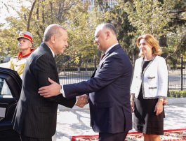 Președintele Igor Dodon a avut o întrevedere cu Președintele Turciei 