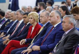 Igor Dodon și Recep Tayyip Erdoğan au efectuat o vizită în Găgăuzia