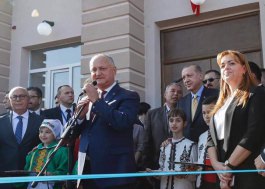 Igor Dodon și Recep Tayyip Erdoğan au efectuat o vizită în Găgăuzia