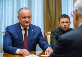 Igor Dodon a avut o întrevedere cu o delegație a Federației Internaționale de Motociclism