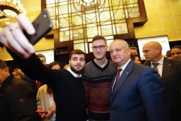 Igor Dodon a ținut un discurs la Universitatea de Stat din Moscova “M.V. Lomonosov"