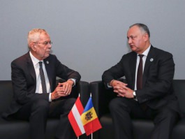 President of Moldova had a meeting with the President of Austria