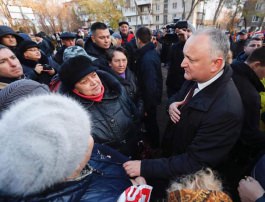 Igor Dodon participated in the inauguration of a sports complex in the city of Soroca