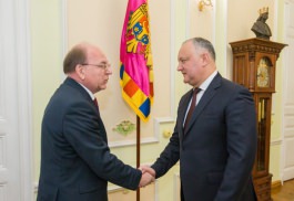 Igor Dodon a avut o întrevedere cu Oleg Vasneţov