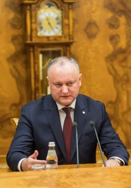 Igor Dodon a avut o întrevedere cu Veaceslav Volodin, Preşedintele Dumei de Stat a Federaţiei Ruse