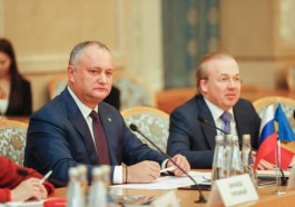 Președintele Igor Dodon a participat la ședința Consiliului Economic Moldo-Rus