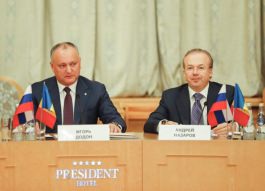 Președintele Igor Dodon a participat la ședința Consiliului Economic Moldo-Rus