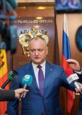 Președintele Igor Dodon a participat la ședința Consiliului Economic Moldo-Rus