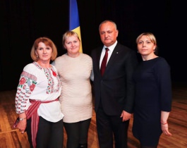 The head of state had a meeting with the Moldovan diaspora in Moscow