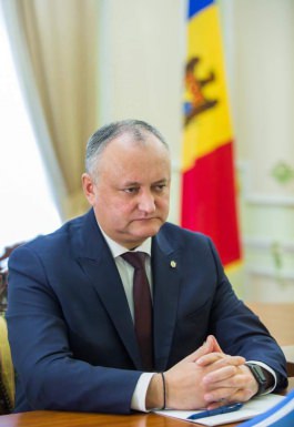 Igor Dodon a avut o întrevedere cu șeful delegației UE 