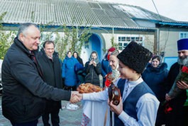 Igor Dodon a vizitat satul Joltai din Găgăuzia