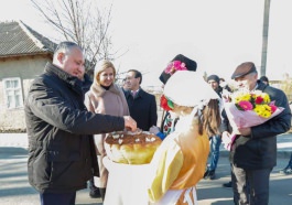 Șeful statului a participat la inaugurarea drumului reabilitat din satul Gaidar