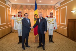 Președintele Republicii Moldova a primit scrisorile de acreditare din partea a cinci ambasadori agreați