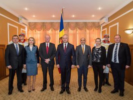 President of Moldova received credentials from five Ambassadors