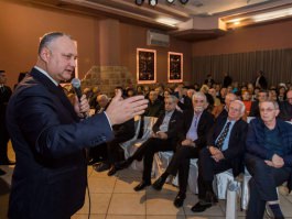 Igor Dodon a avut o întrevedere cu reprezentanții diasporei moldovenești în Statul Israel