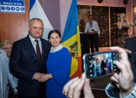 Igor Dodon a avut o întrevedere cu reprezentanții diasporei moldovenești în Statul Israel