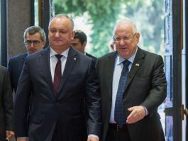 Președintele Republicii Moldova a avut o întrevedere cu Președintele Statului Israel