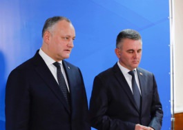 Igor Dodon a avut o întrevedere de lucru cu Vadim Krasnoselskii