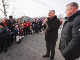 Глава государства принял участие в открытии спортивного комплекса в городе Унгены