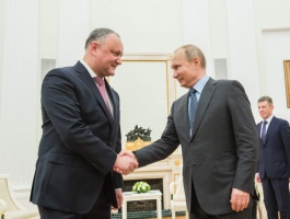 Igor Dodon a avut o întrevedere cu Vladimir Putin 