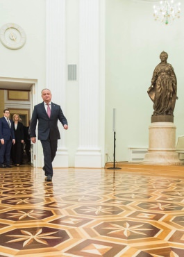 Igor Dodon a avut o întrevedere cu Vladimir Putin 